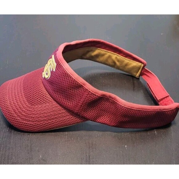Florida State Seminoles Sun Visor Top of the World Hat Garnet Gold Adjust Golf - Picture 2 of 5